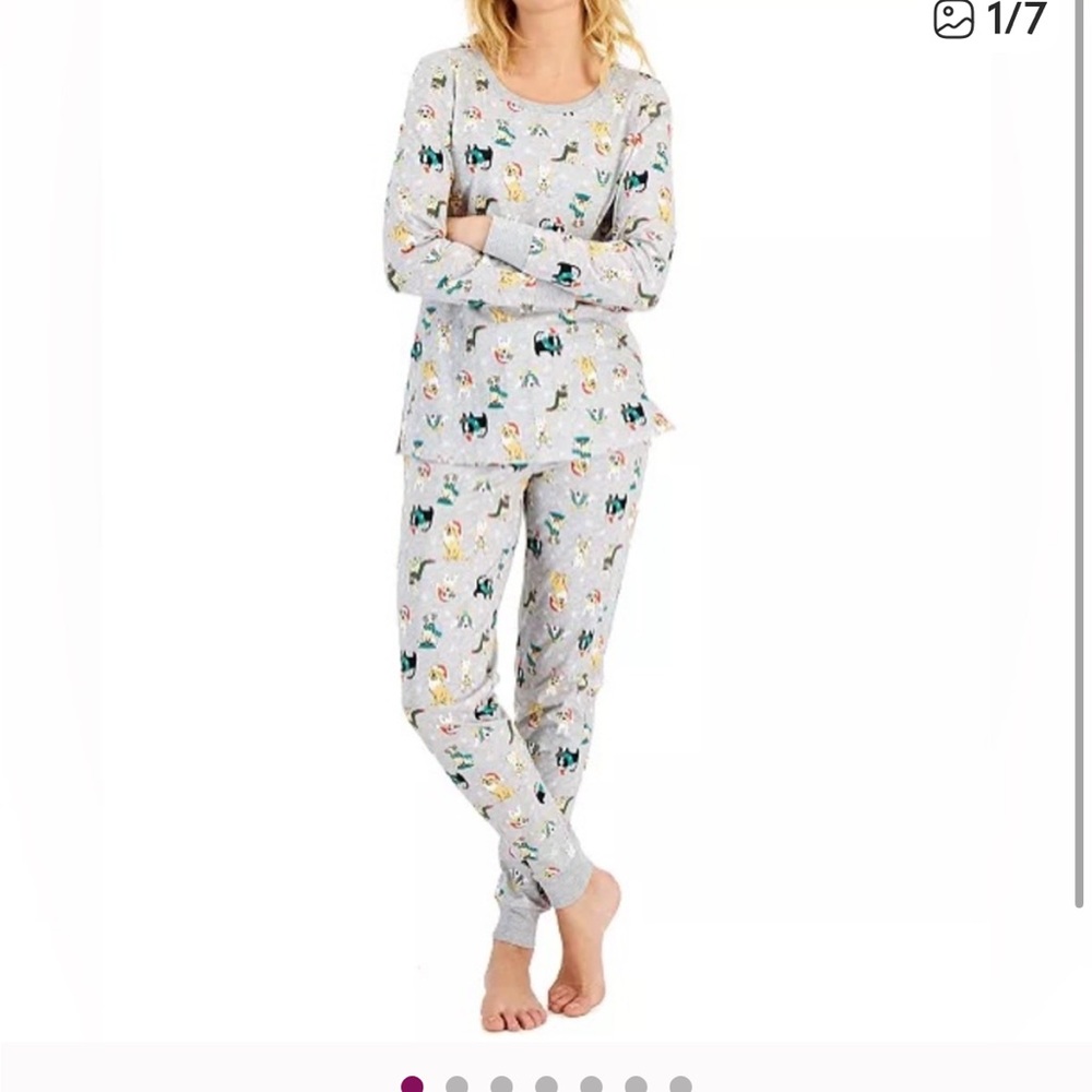 Holiday dog pajamas